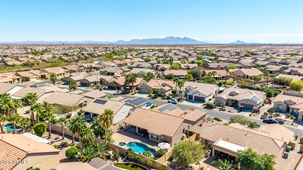 a house with palm tree in front of it