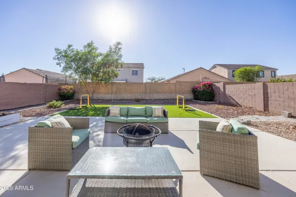 a view of an outdoor space yard and patio