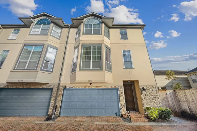 a front view of a residential apartment building