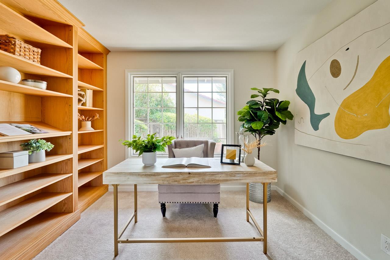 592 Torland Court Sunnyvale, CA 94087 - Photo 20 of 51 a view of a dining room with furniture and window