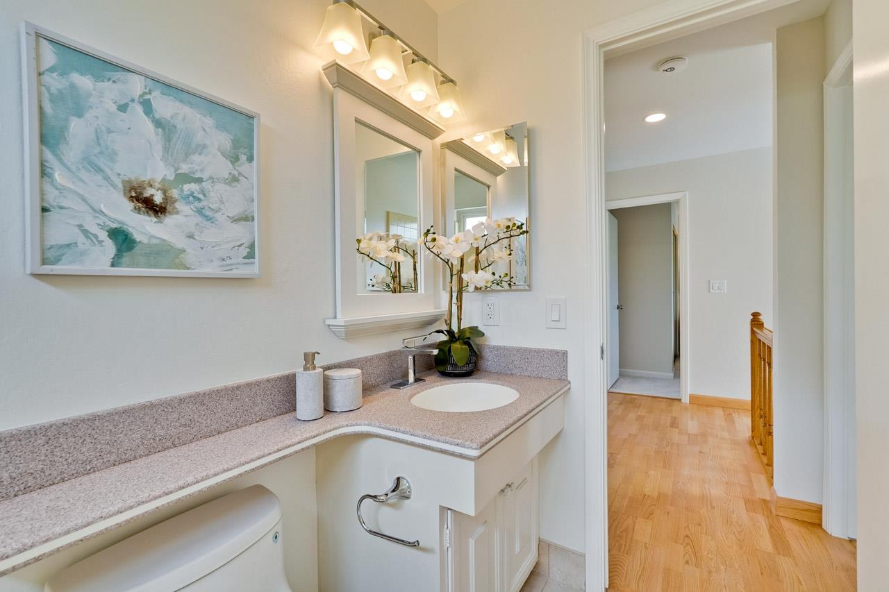 592 Torland Court Sunnyvale, CA 94087 - Photo 31 of 51 a bathroom with a sink a vanity and a mirror