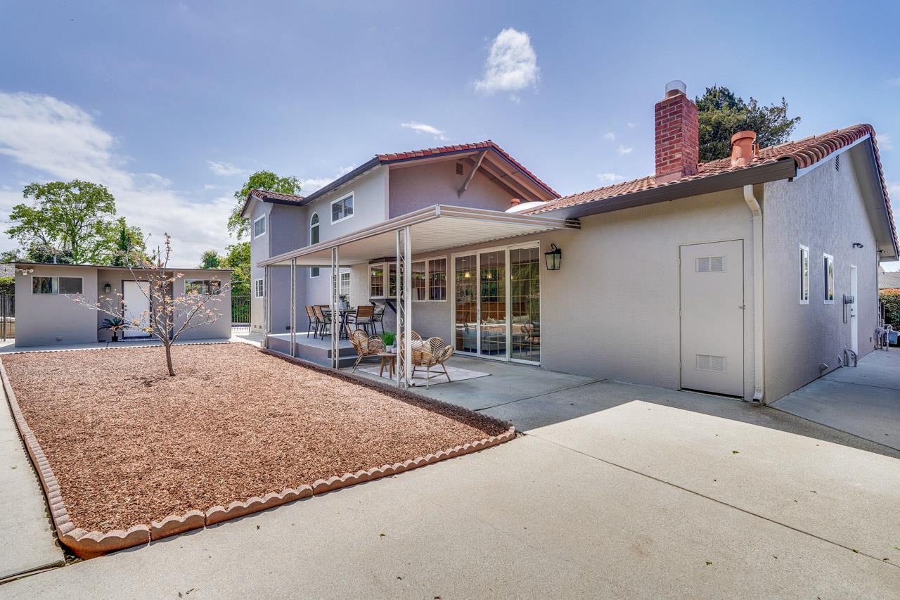 592 Torland Court Sunnyvale, CA 94087 - Photo 42 of 51 a front view of a house with porch and dining area