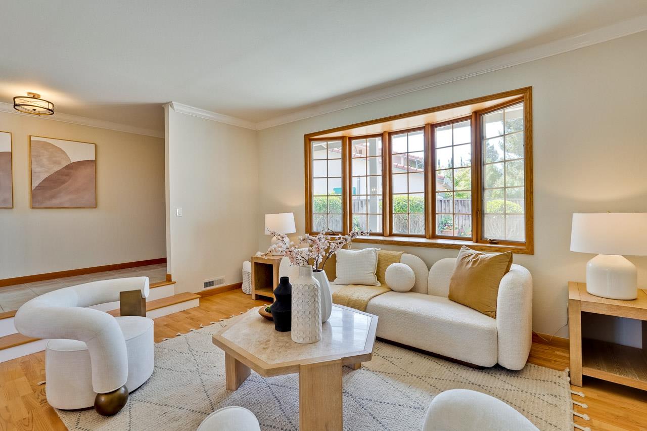 592 Torland Court Sunnyvale, CA 94087 - Photo 5 of 51 a living room with furniture and floor to ceiling windows
