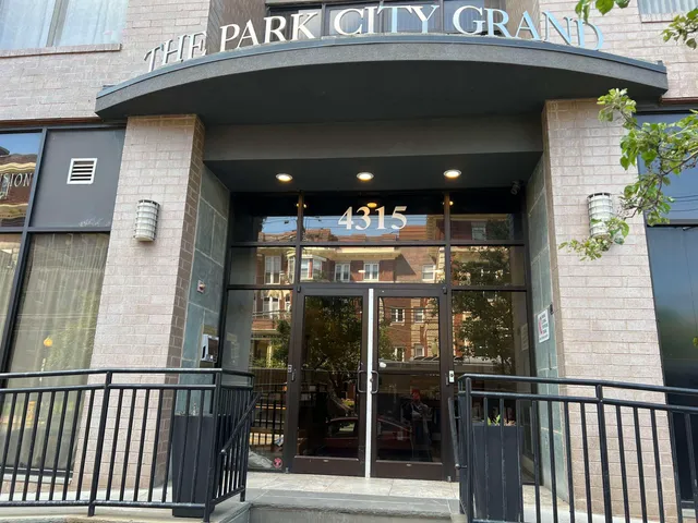 a front view of a house with a entrance