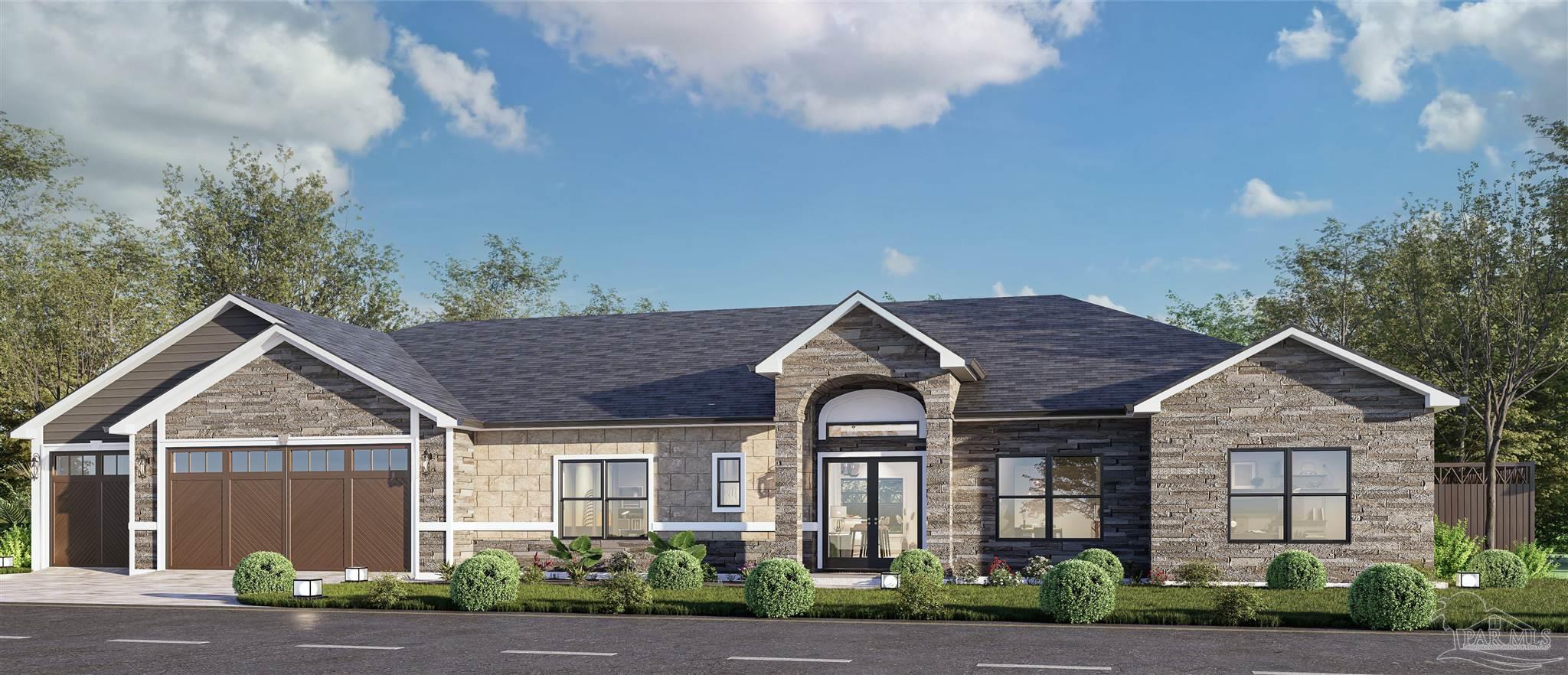 2904 Sandpiper Cove Navarre, FL 32566 - Photo 2 of 12 a front view of a house with a yard