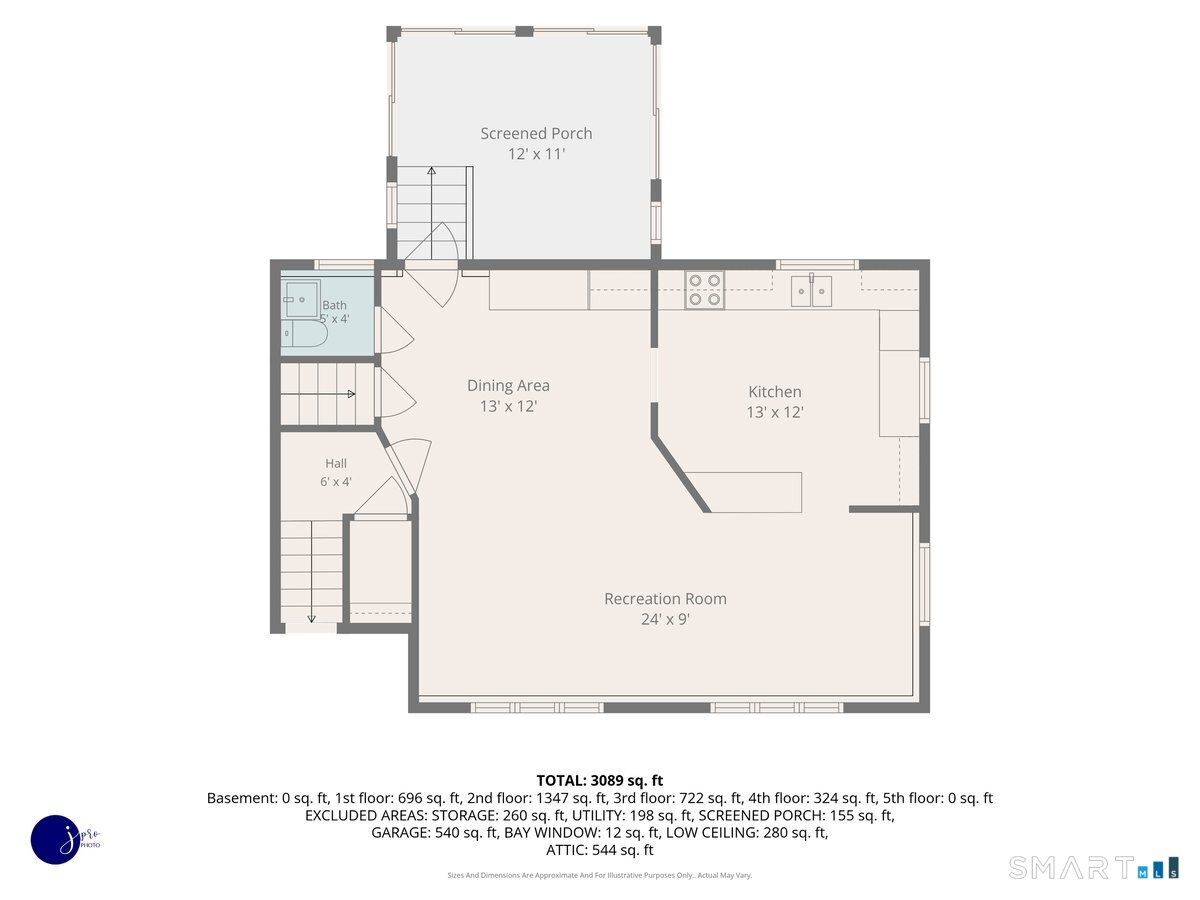 361 Miles Road Orange, CT 06477 - Photo 39 of 40 FLOOR PLAN ~ lower level walk-out