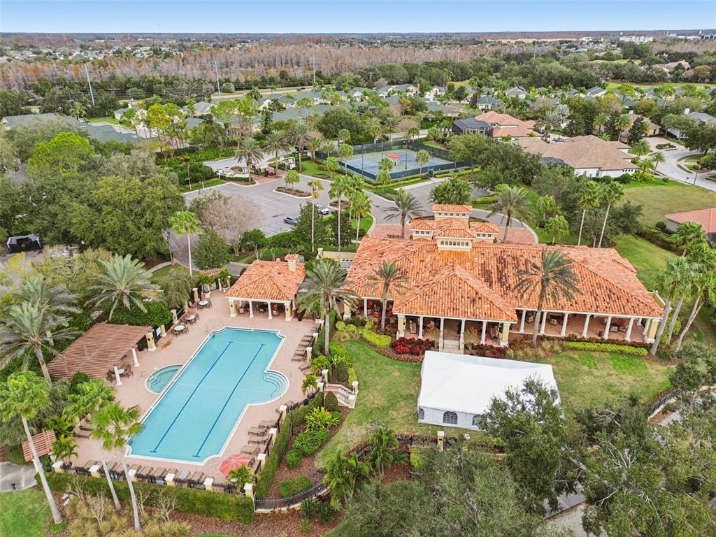 10605 Sabella Drive Trinity, FL 34655 - Photo 57 of 77 an aerial view of residential houses with outdoor space and river