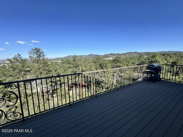 250 Anderson Road Prescott, AZ 86303 - Photo 14 of 17 a view of city and mountain from a balcony
