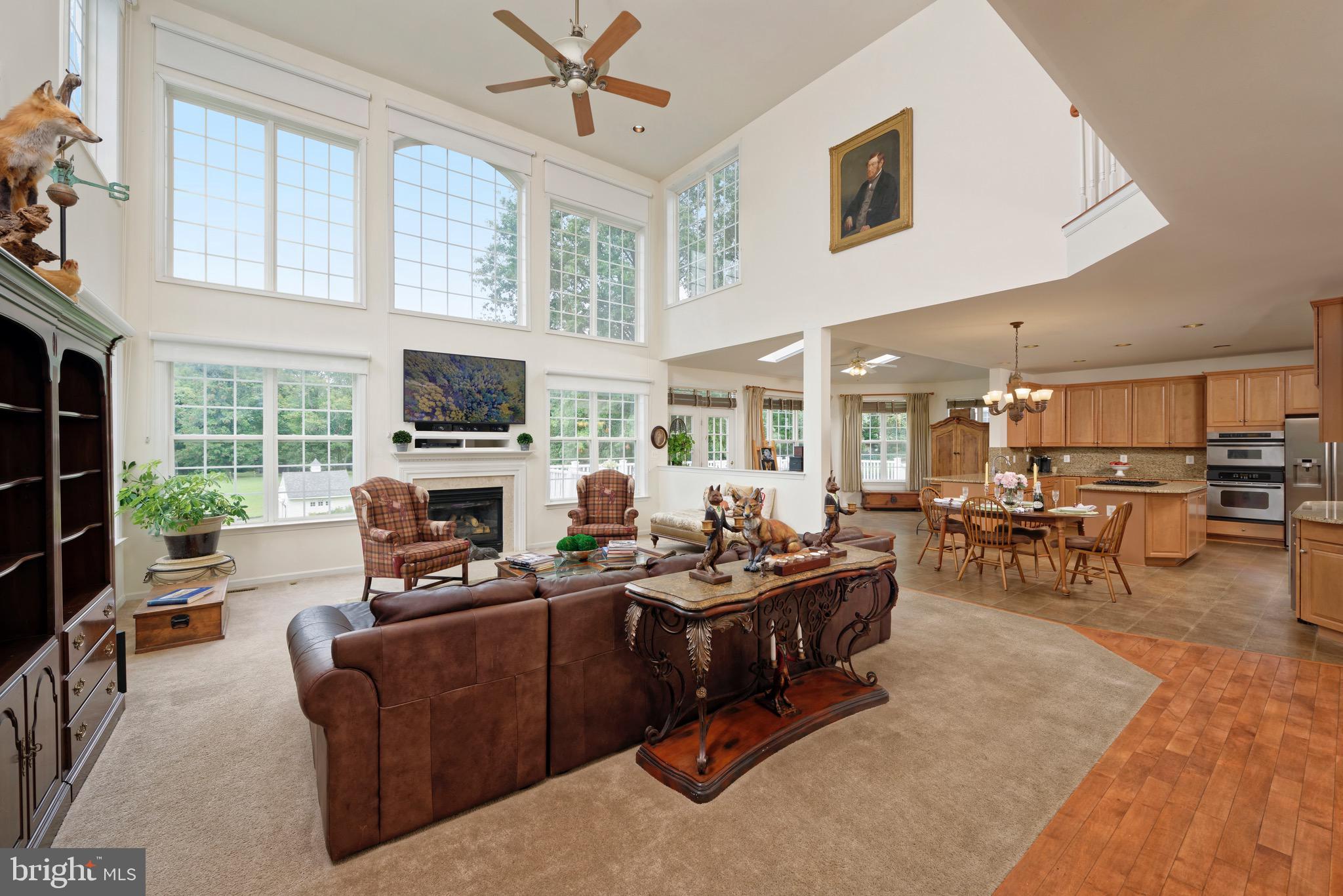 22865 Foxcroft Road Middleburg, VA 20117 - Photo 9 of 112 Massive Great Room w/fireplace & 8 windows
