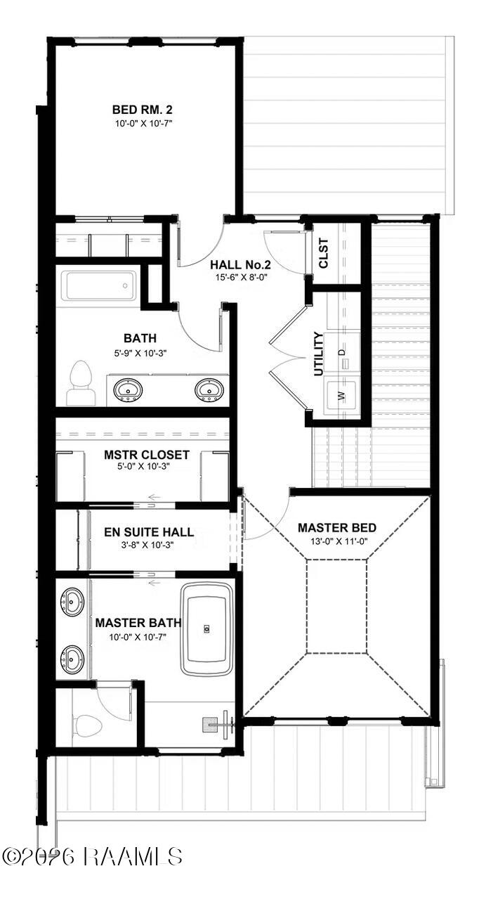 100 Southern Heights Lafayette, LA 70508 - Photo 39 of 39 Second floor cutsheet