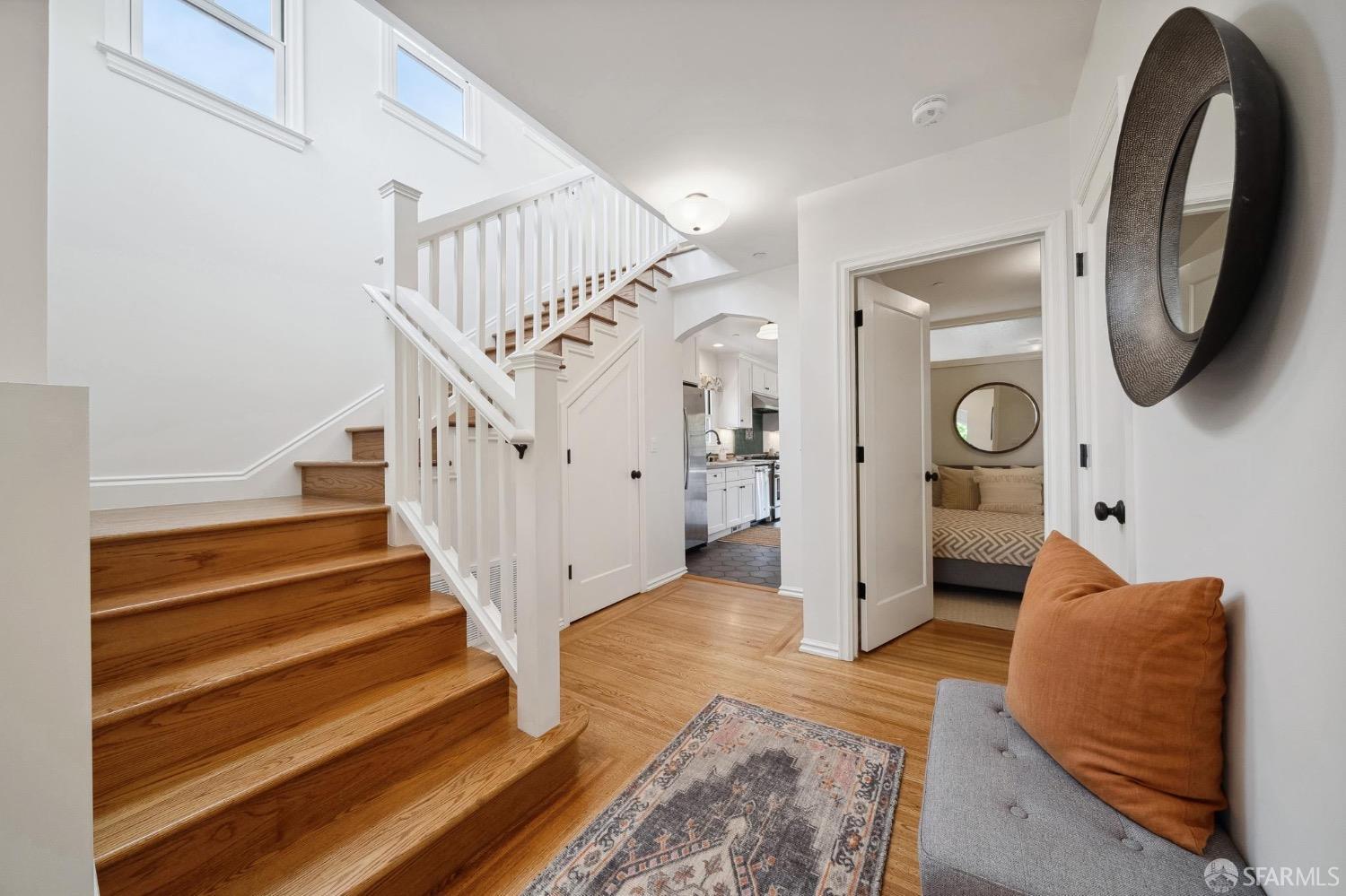 508 Talbot Avenue Albany, CA 94706 - Photo 29 of 66 a view of entryway and hall with wooden floor