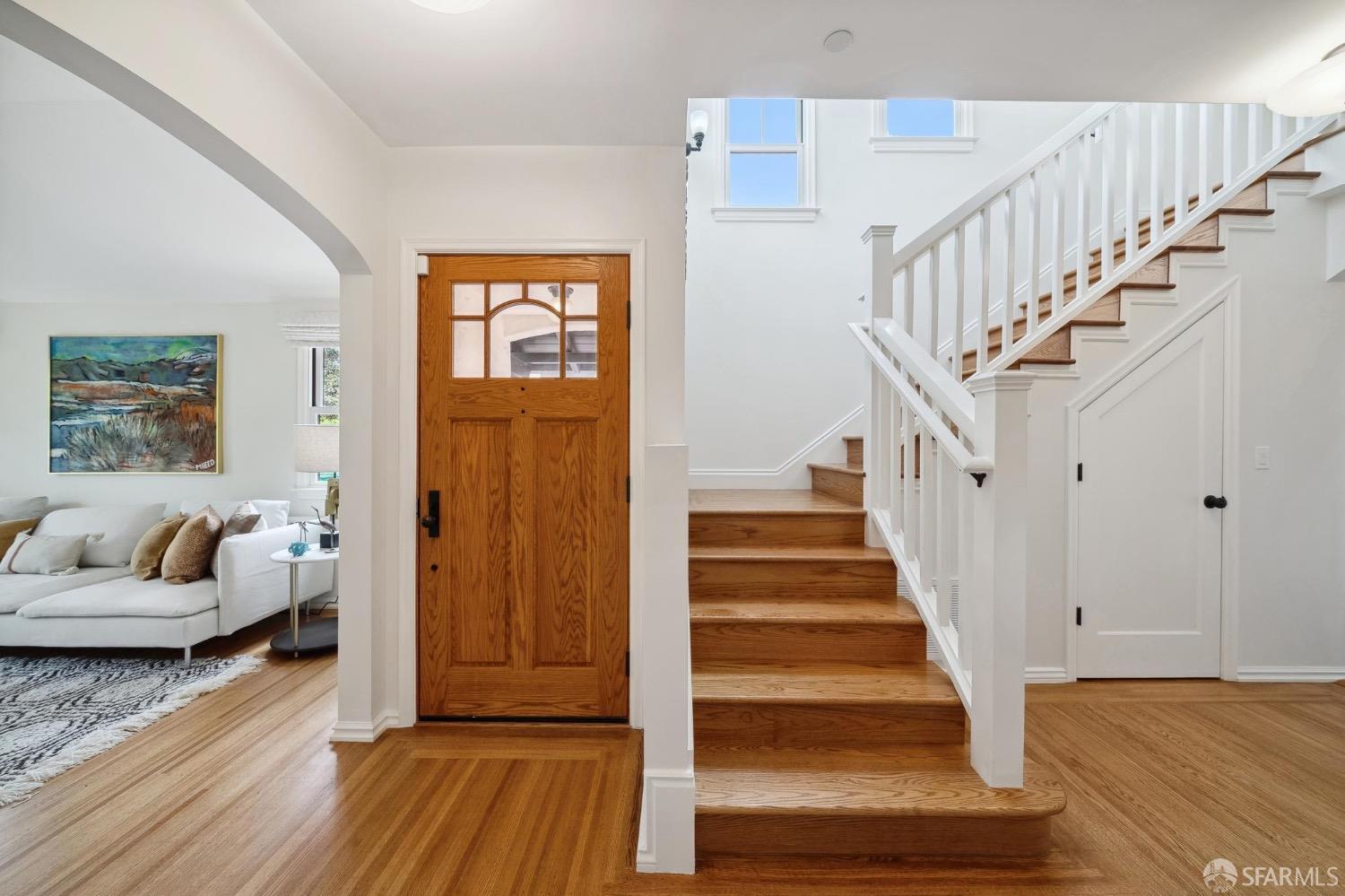 508 Talbot Avenue Albany, CA 94706 - Photo 36 of 66 a view of entryway and hall with wooden floor