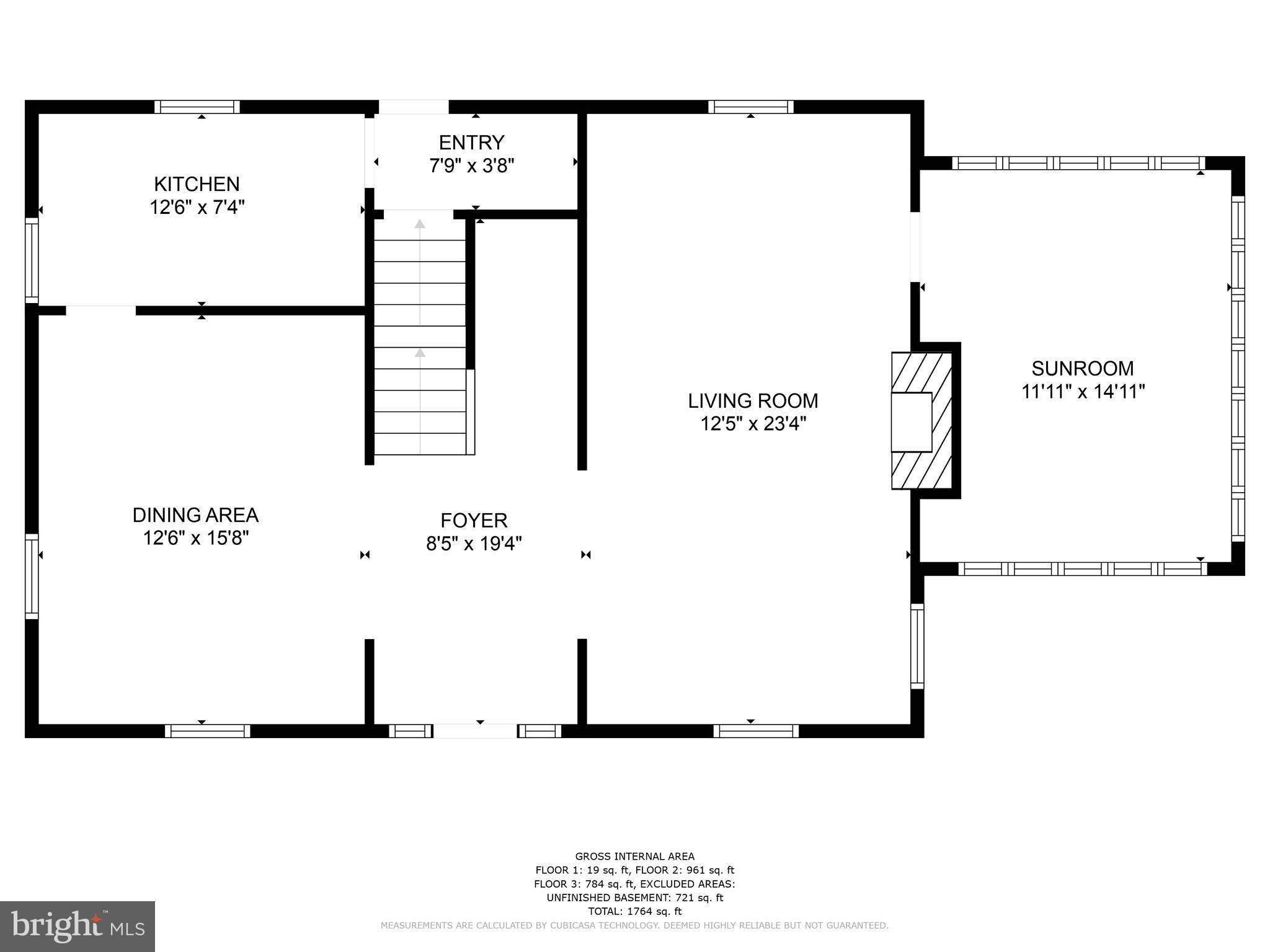 2800 Russell Road Alexandria, VA 22305 - Photo 45 of 48 Main level floor plan
