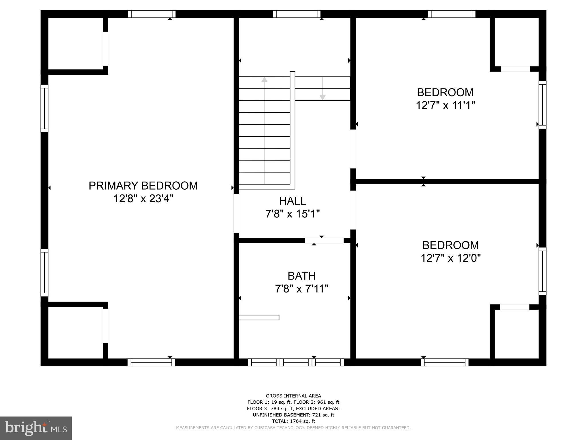 2800 Russell Road Alexandria, VA 22305 - Photo 46 of 48 Second Level Floor Plan