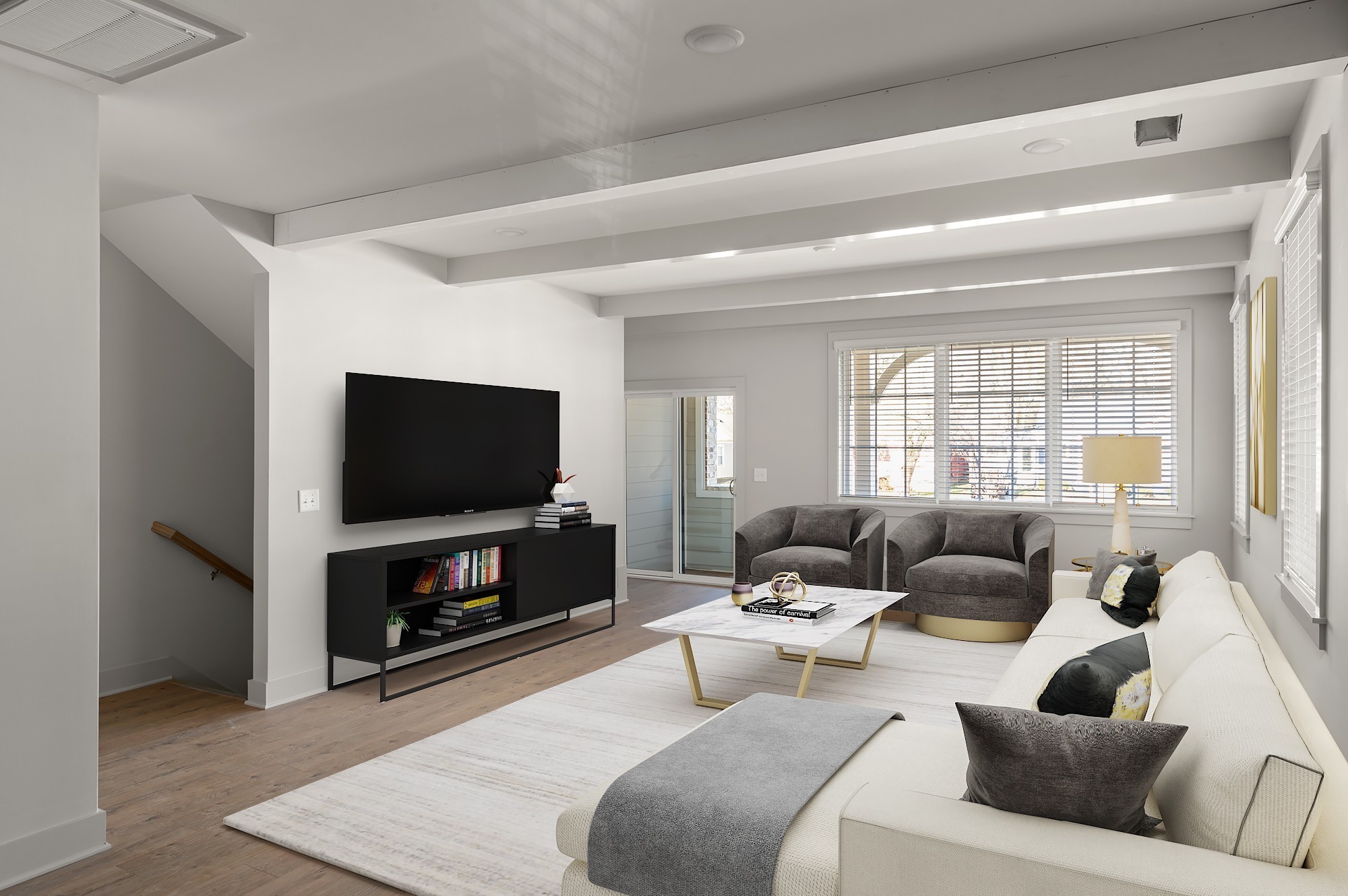 251 Nesbitt Lane Madison, TN 37115 - Photo 8 of 20 a living room with furniture and a flat screen tv