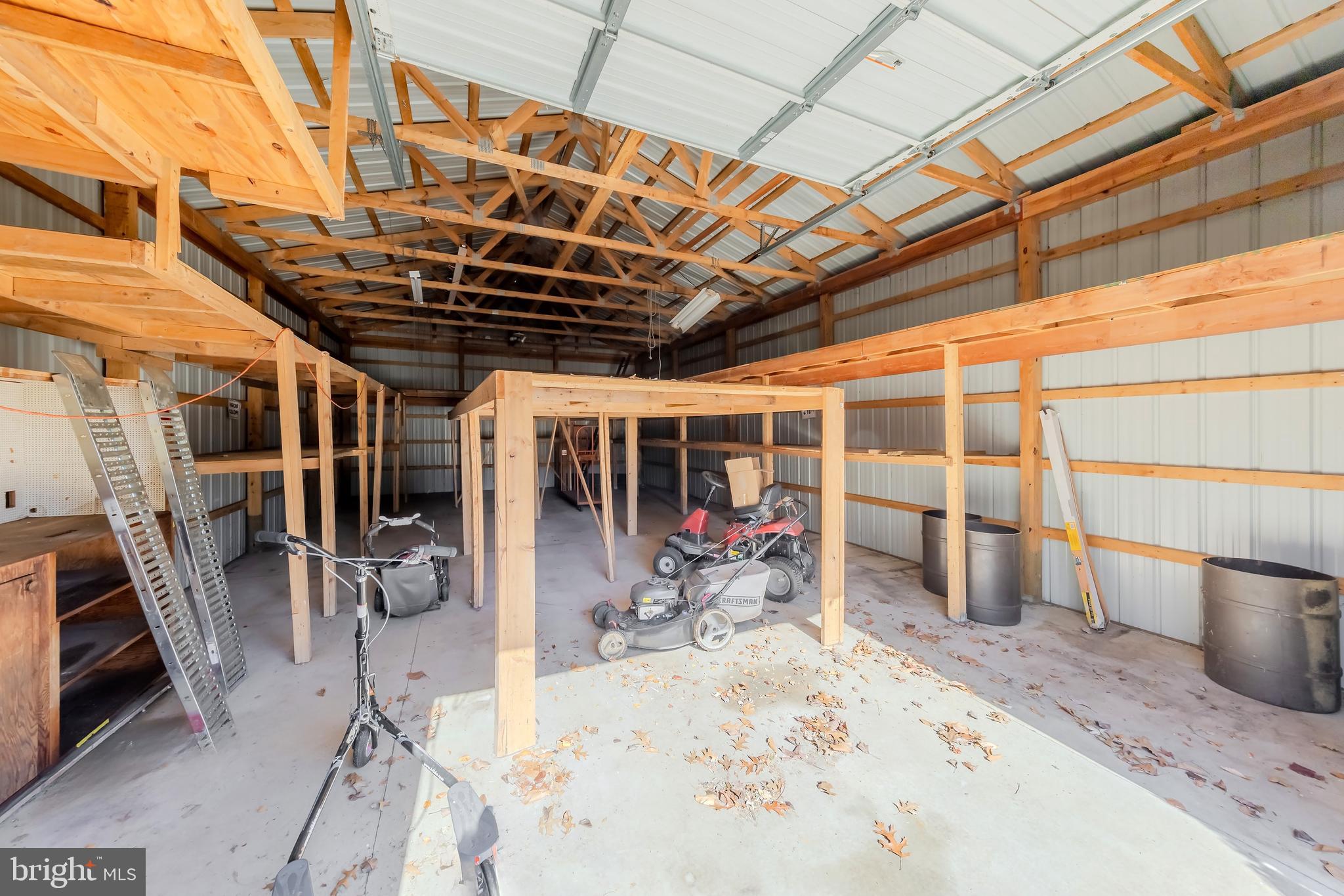 289 Stewart Road Allentown, NJ 08501 - Photo 19 of 41 Interior of Pole Barn