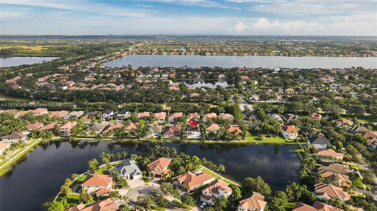 19250 Southwest 30th Street, Unit 50 Miramar, FL 33029 - Photo 11 of 61 an aerial view of river residential house with outdoor space