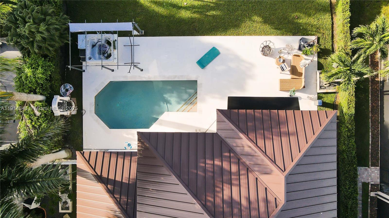 19250 Southwest 30th Street, Unit 50 Miramar, FL 33029 - Photo 13 of 61 a view of balcony with wooden floor and outdoor seating