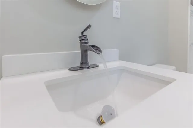 a view of a room that has a front door