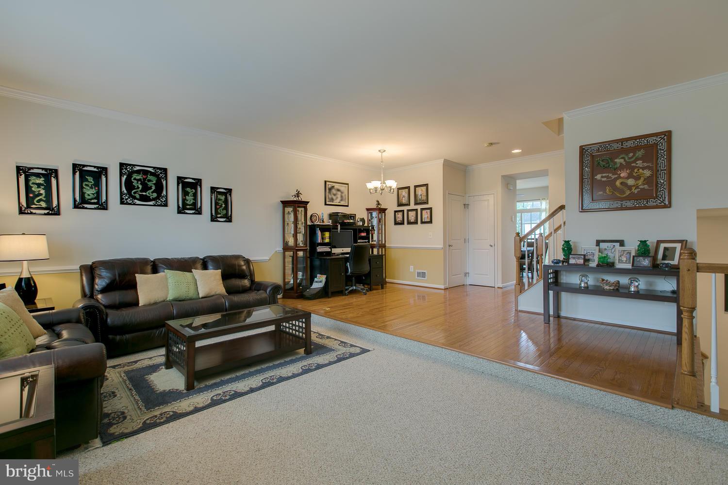 42 Short Branch Road Stafford, VA 22556 - Photo 5 of 26 a living room with furniture and a flat screen tv