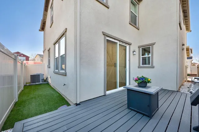 a view of a house with wooden floor
