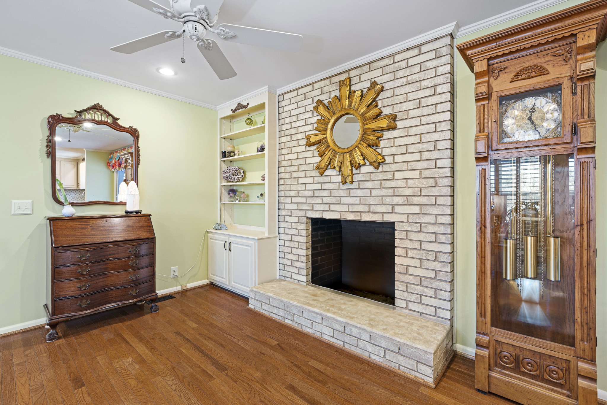 243 Green Harbor Road Old Hickory, TN 37138 - Photo 11 of 48 a view of an empty room with a fireplace and a window