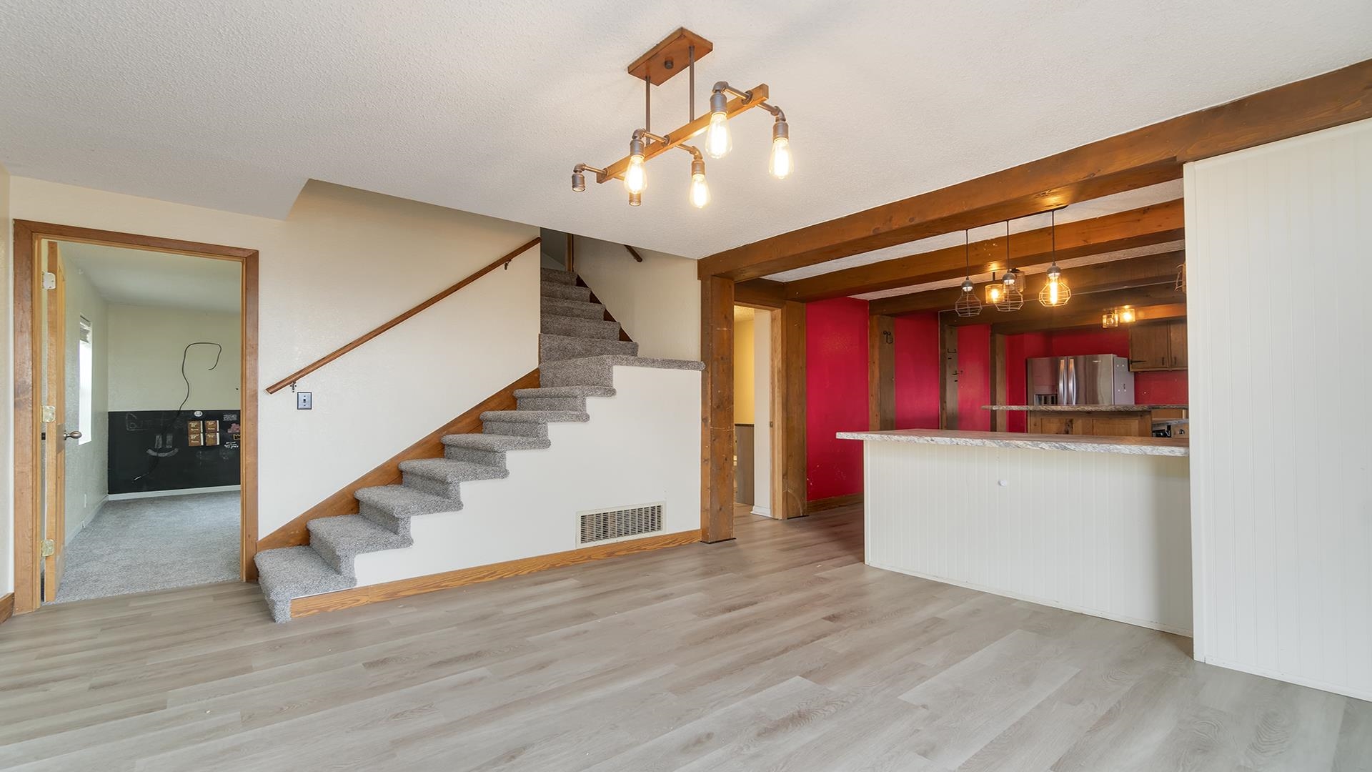 8446 South Main Street Rochelle, IL 61068 - Photo 13 of 29 a view of entryway and hall with wooden floor