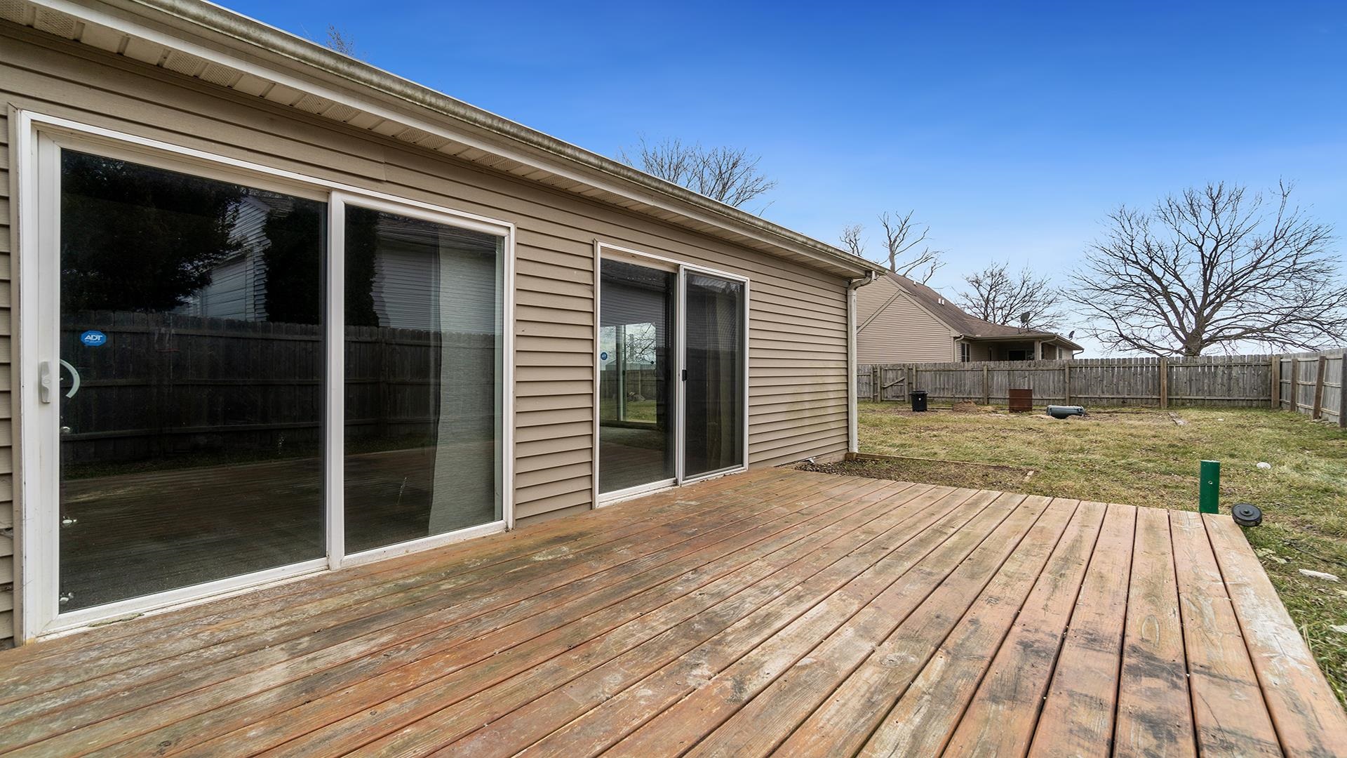 8446 South Main Street Rochelle, IL 61068 - Photo 24 of 29 a view of backyard with a deck