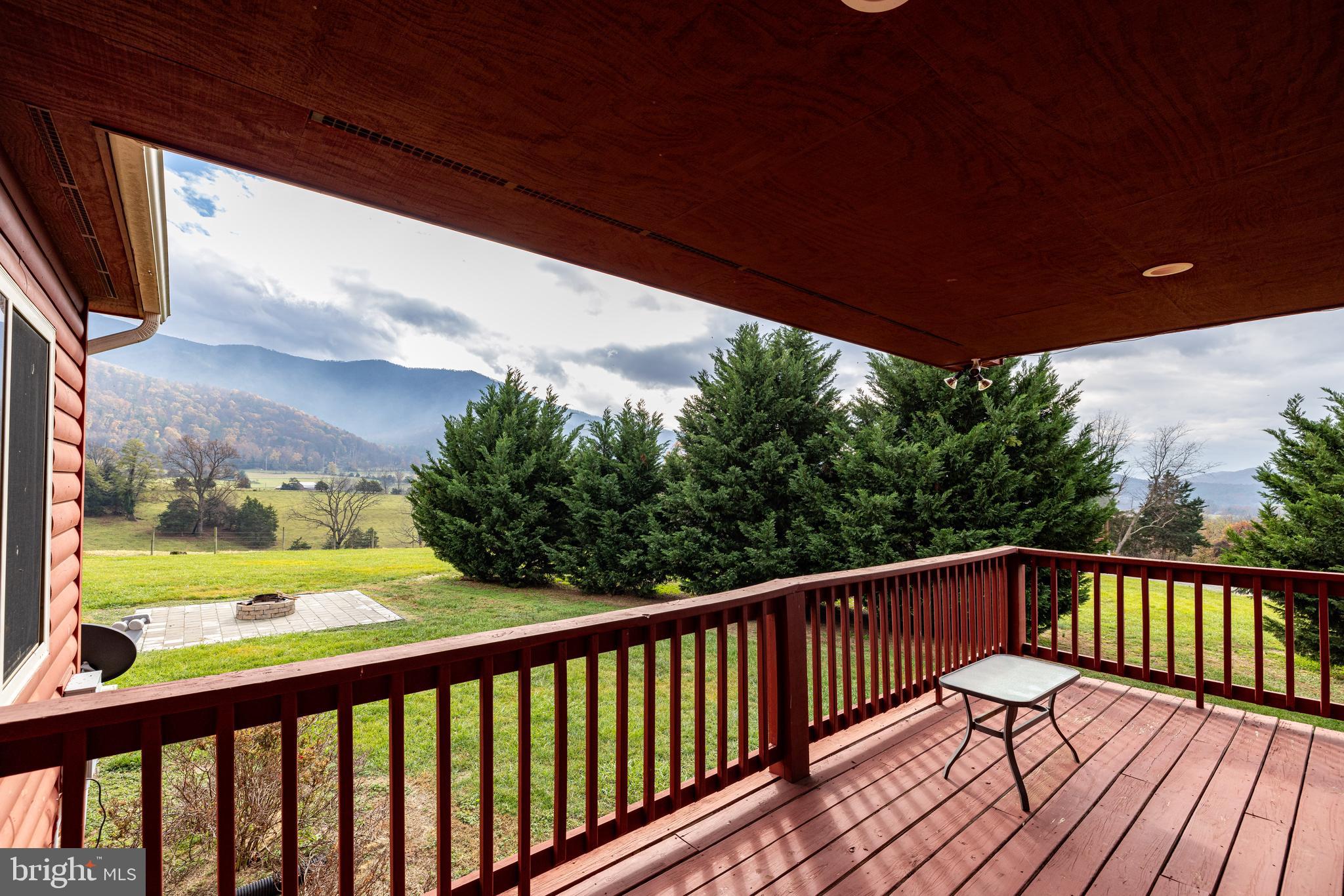 2225 Valley Burg Road Luray, VA 22835 - Photo 16 of 74 a view of a balcony with wooden floor
