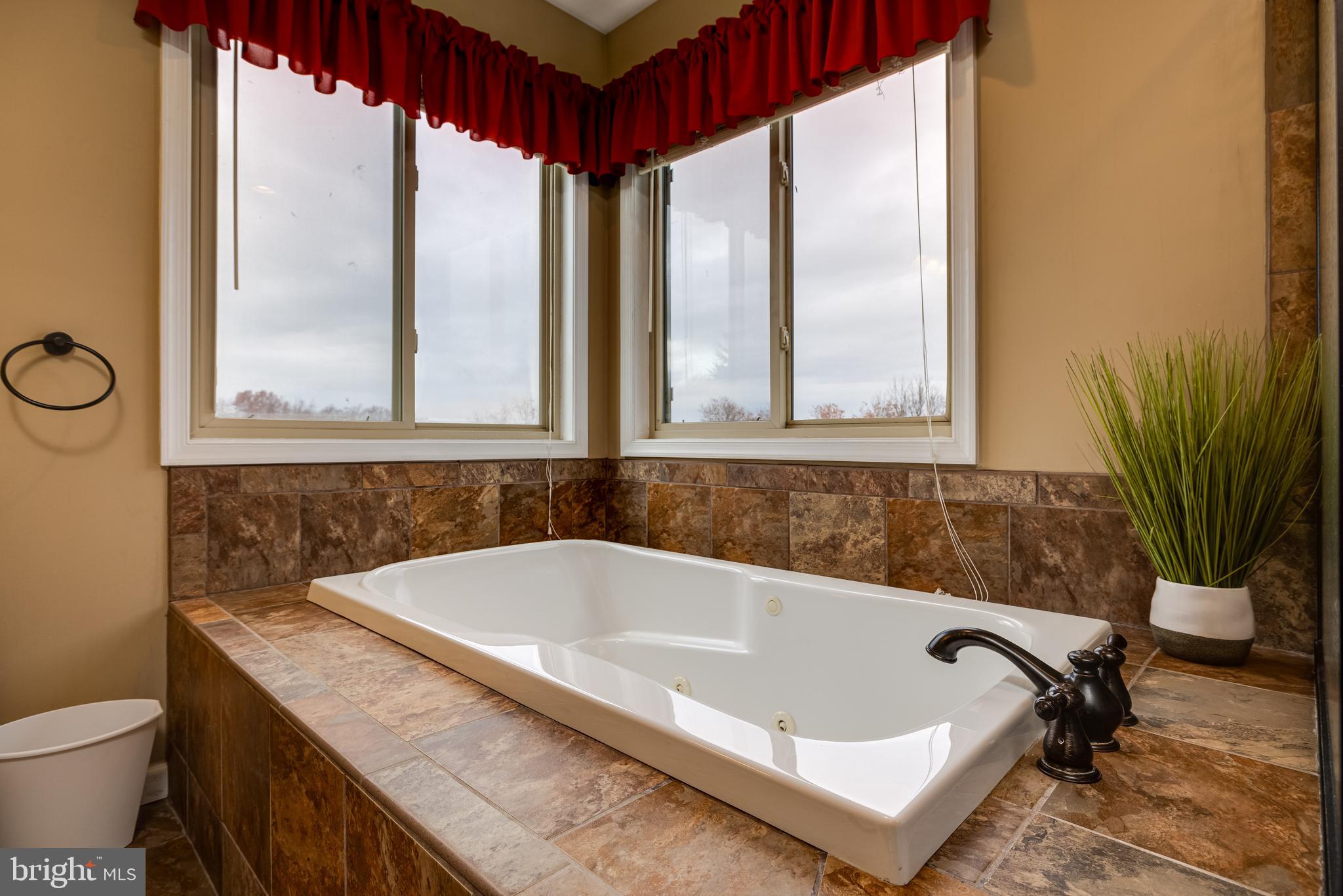 2225 Valley Burg Road Luray, VA 22835 - Photo 23 of 74 a bath tub sitting next to a blue sink and a toilet