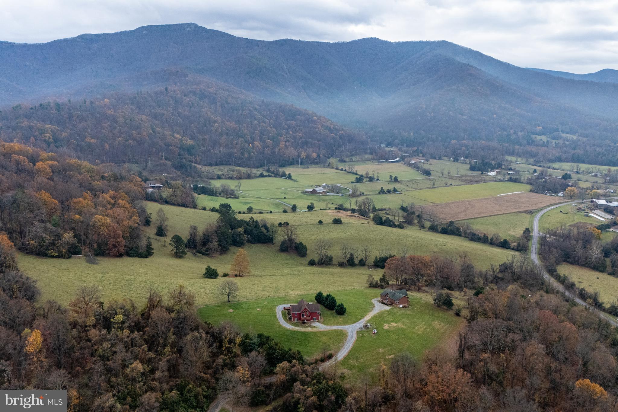 2225 Valley Burg Road Luray, VA 22835 - Photo 68 of 74 an aerial view of a house with outdoor space