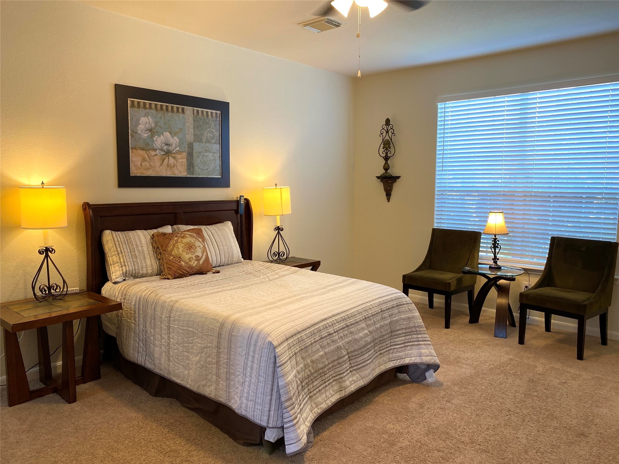 8138 Wooded Terrace Lane Humble, TX 77338 - Photo 19 of 36 a bedroom with bed and a window