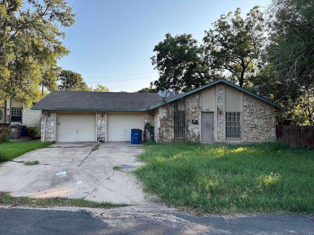 a house with a outdoor space