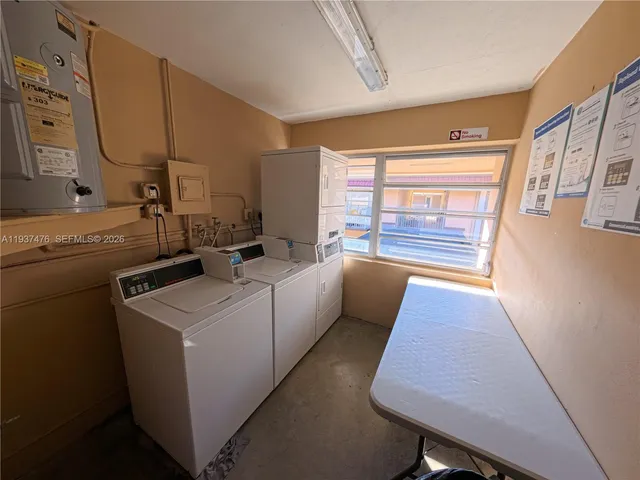 a room with storage and utility