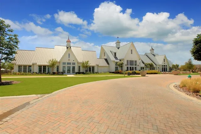 a view of street with houses