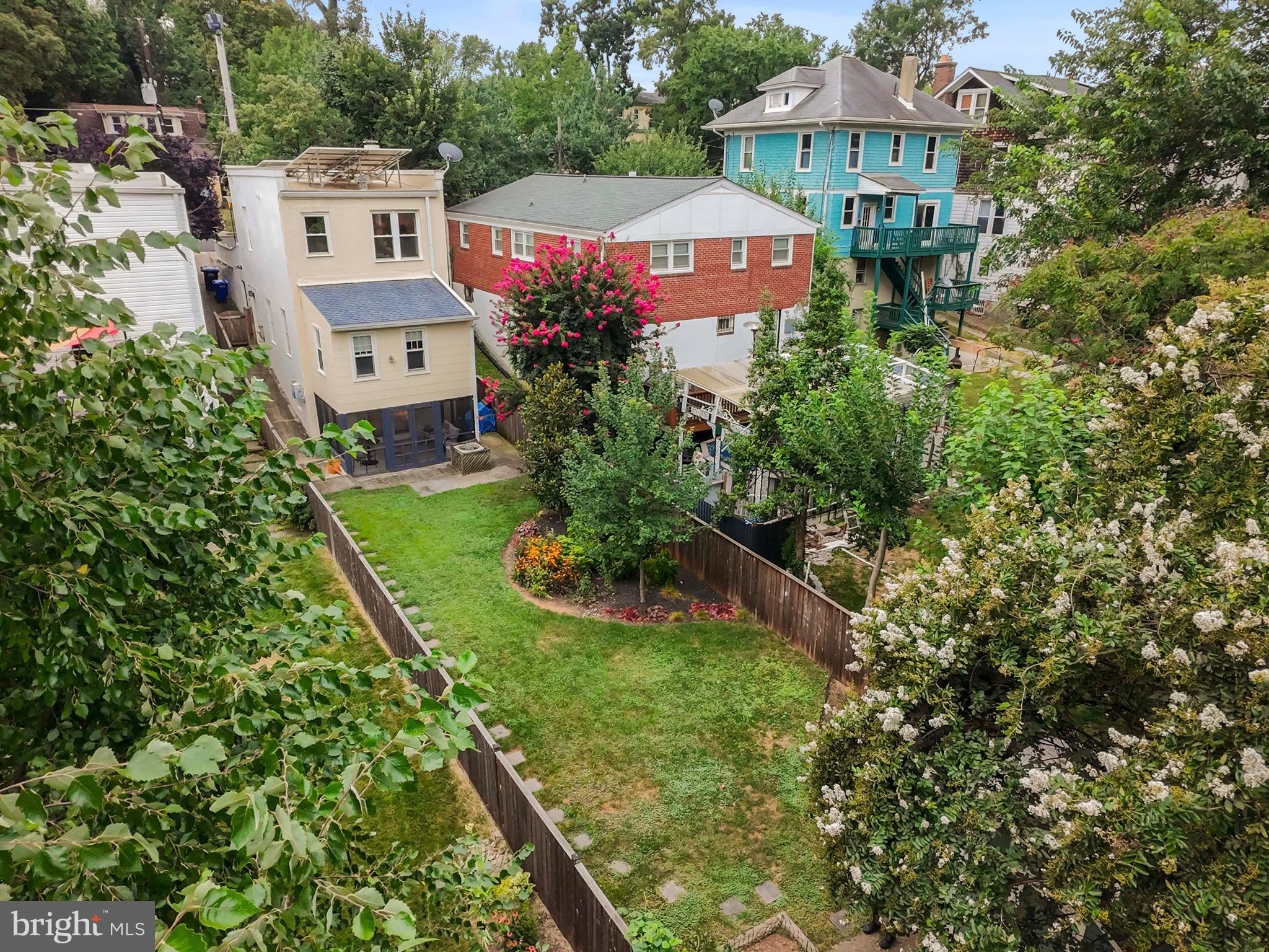 1348 Newton Street Northeast Washington, DC 20017 - Photo 23 of 31 a view of a house with a garden