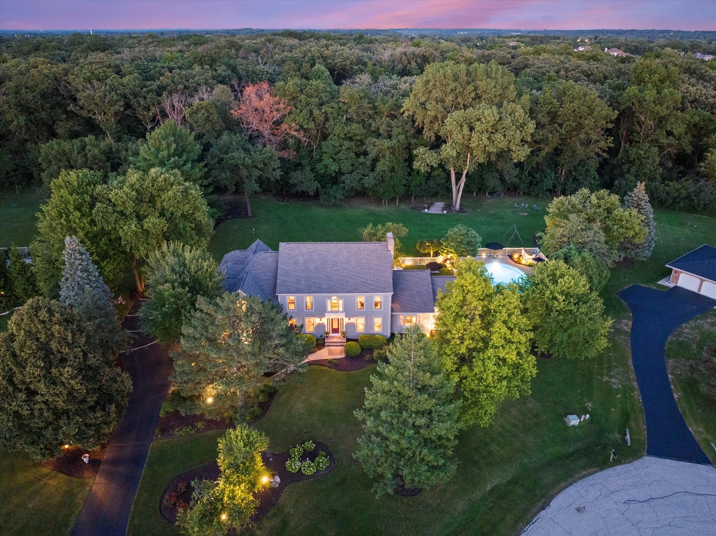 3218 Opengate Road Crystal Lake, IL 60012 - Photo 1 of 60 an aerial view of a house with a garden