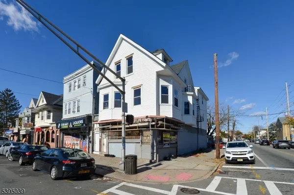 a car parked in front of a building