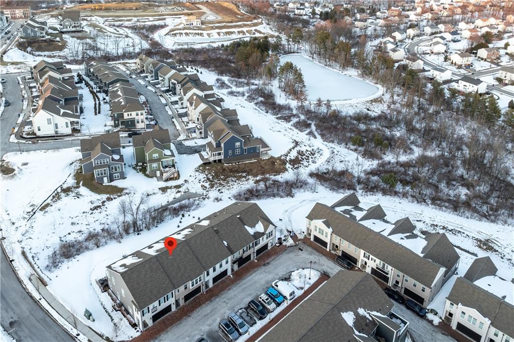 247 Limehouse Road Cranberry Township, PA 16066 - Photo 41 of 43 an aerial view of residential houses with outdoor space