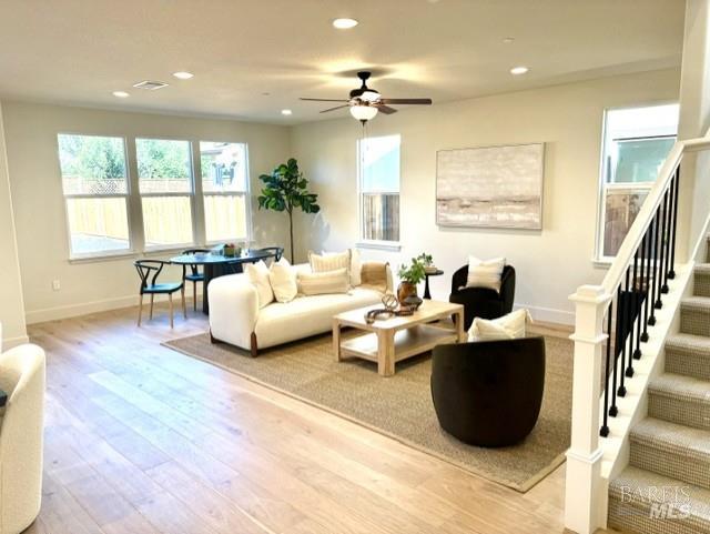 3461 Ruston Lane Napa, CA 94558 - Photo 3 of 22 a living room with furniture and a large window