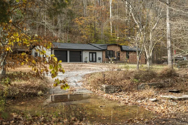 front view of house with a yard
