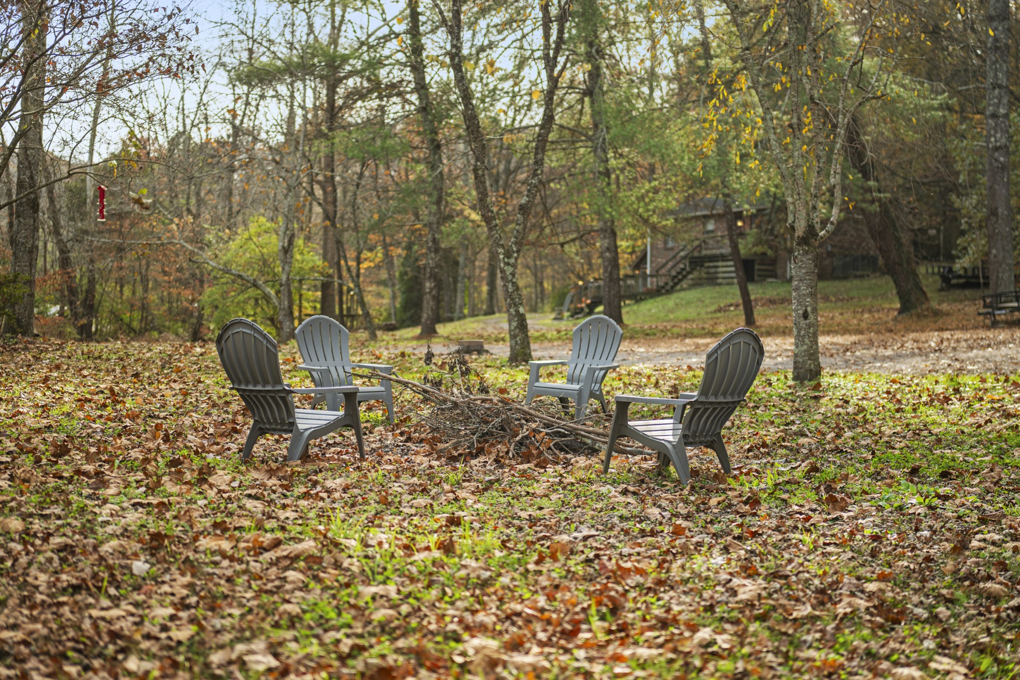 1420 Indian Springs Road Pegram, TN 37143 - Photo 31 of 39 a view of a backyard with table and chairs