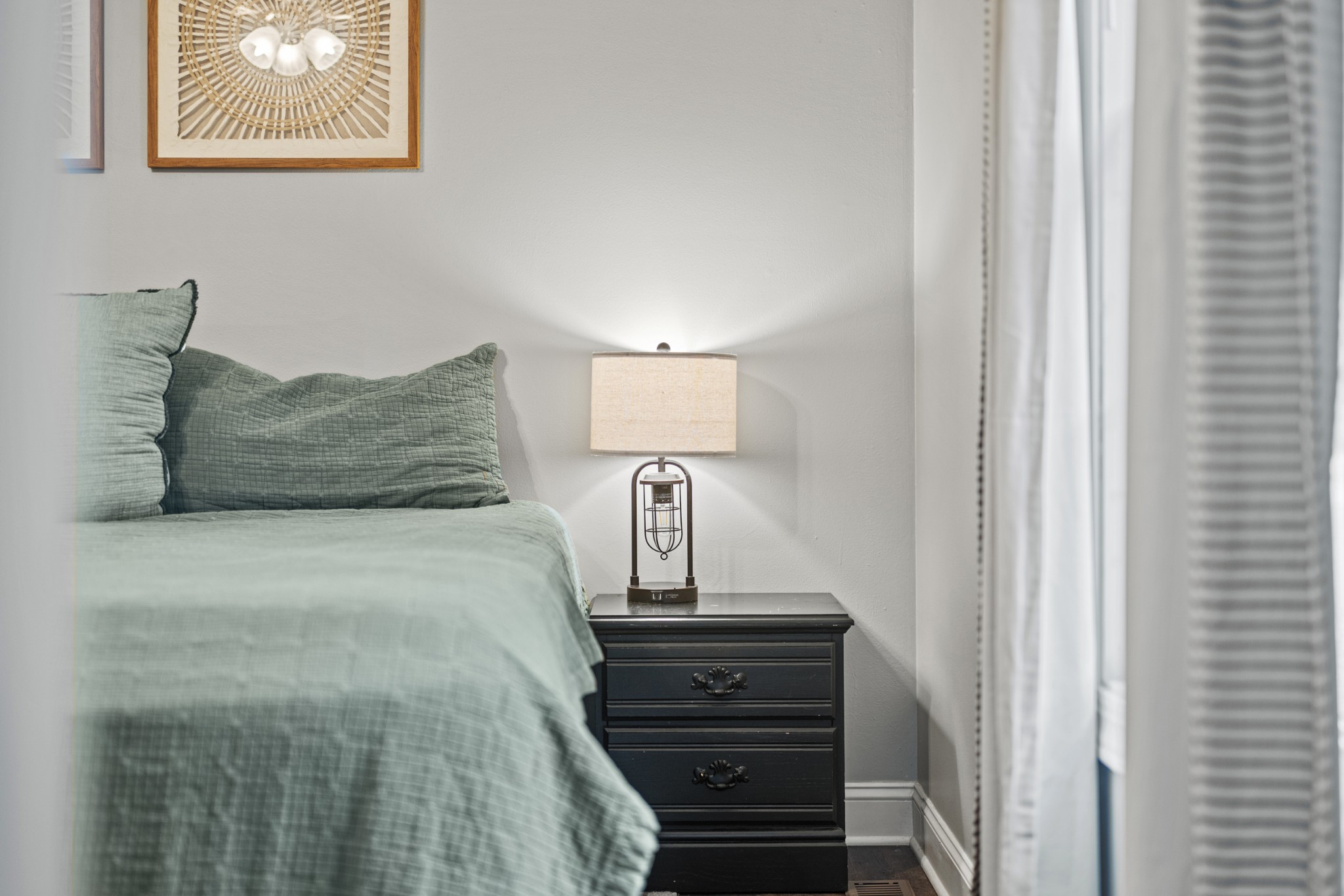 1420 Indian Springs Road Pegram, TN 37143 - Photo 36 of 39 a bedroom with a bed and wooden floor