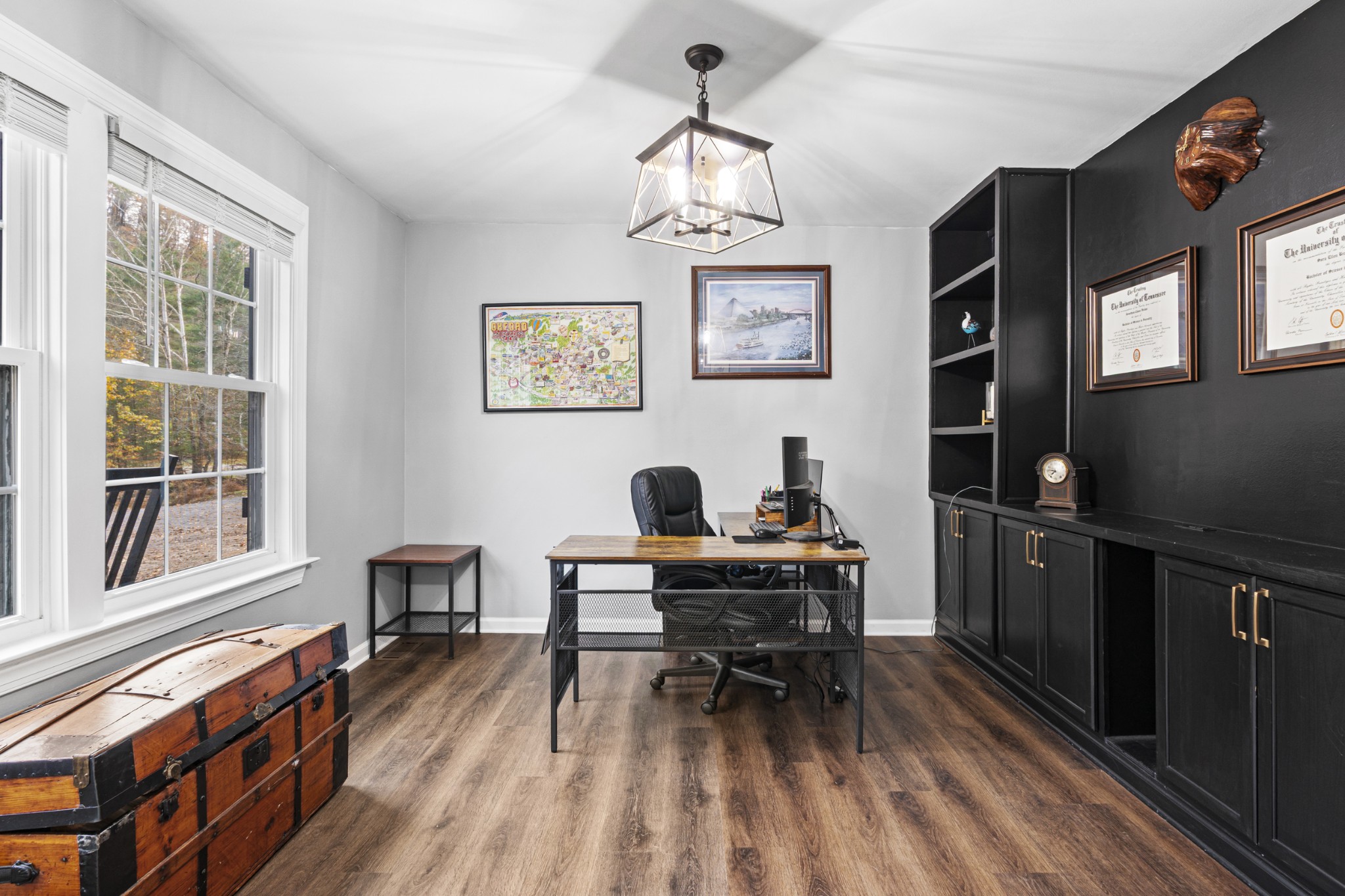 1420 Indian Springs Road Pegram, TN 37143 - Photo 6 of 39 a workspace with wooden floor