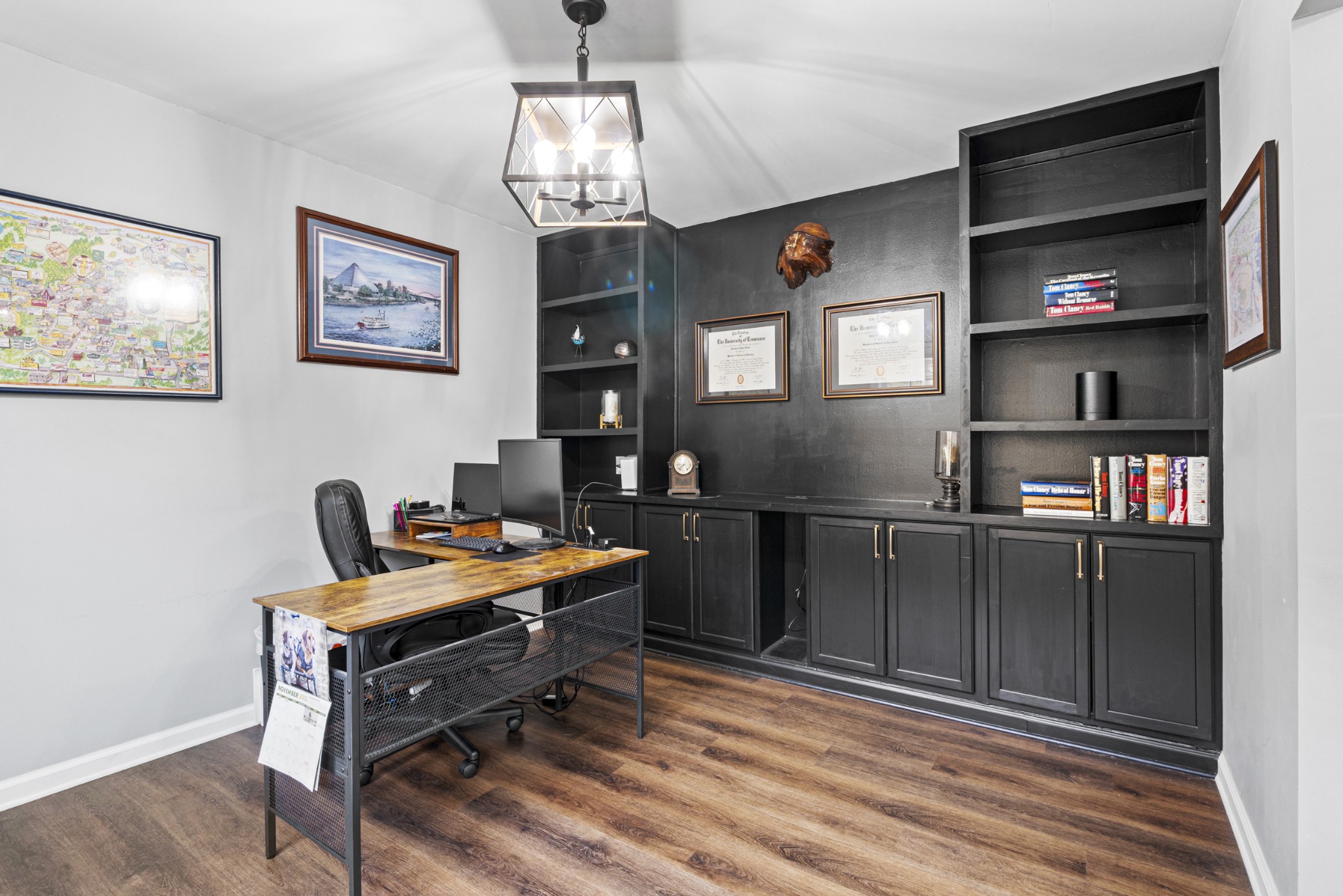 1420 Indian Springs Road Pegram, TN 37143 - Photo 7 of 39 a workspace with furniture and chandelier