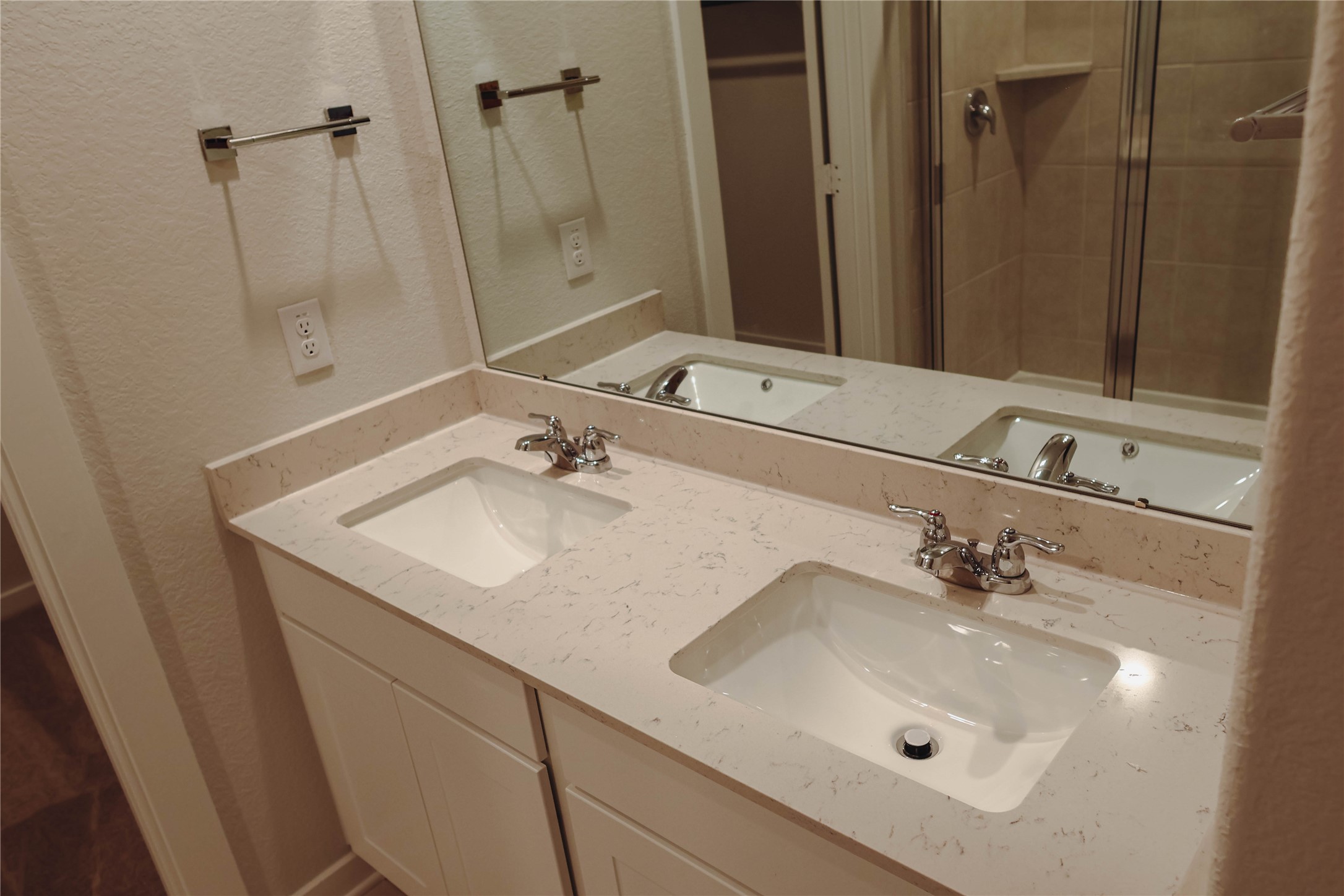 16 Courageous Way Magnolia, TX 77354 - Photo 10 of 19 a bathroom with a sink and a mirror