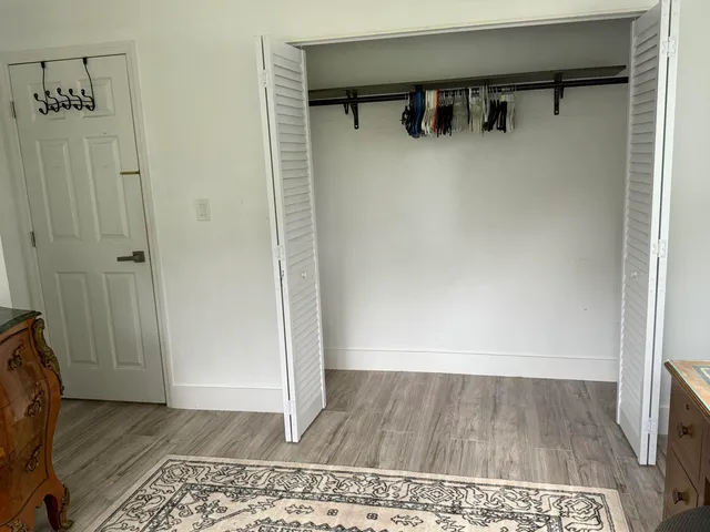 wooden floor in a room