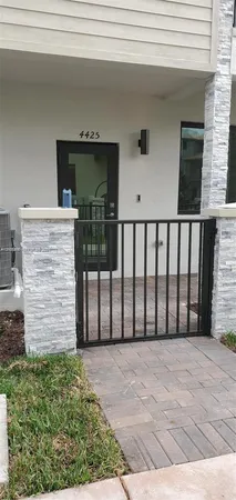 a view of a porch