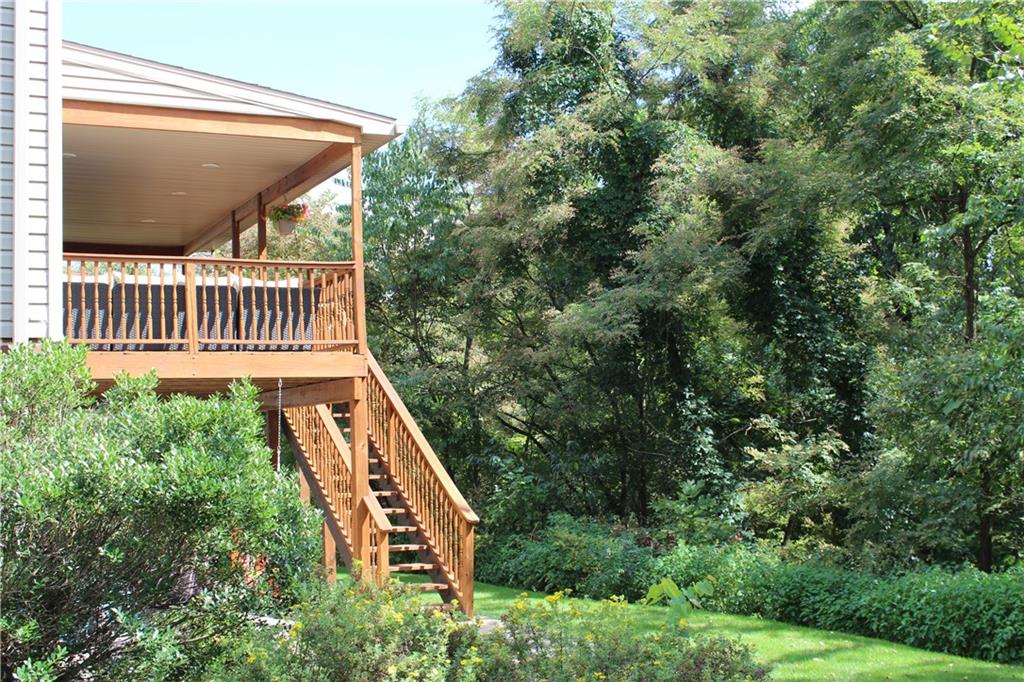 107 Beacon Hill Drive Cranberry Township, PA 16066 - Photo 25 of 25 a view of balcony with small garden
