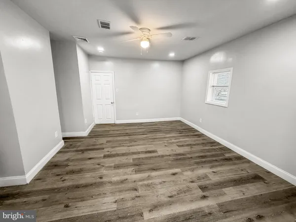 wooden floor in an empty room